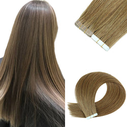 Double-sided Adhesive Hair Extension Piece PU Hair Wig