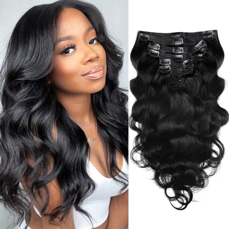 Real Hair Natural Black Real Hair Hair Extension