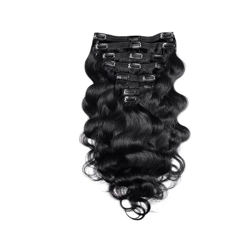 Real Hair Natural Black Real Hair Hair Extension