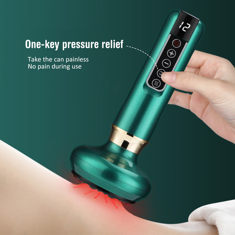 Electric Anti-Cellulite Vacuum Suction Oil cupping Massager