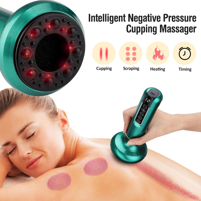 Electric Anti-Cellulite Vacuum Suction Oil cupping Massager